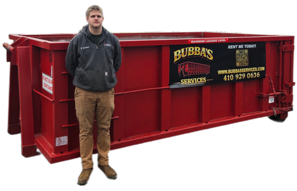 Bubba Services 15 Yard Dumpster Rental Baltimore MD