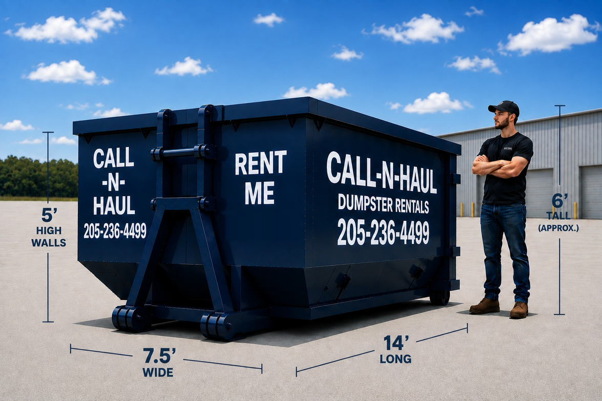 15-yard dumpster rental in Hoover AL from Call-N-Haul