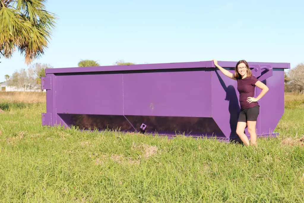 Dumpster Rental Vero Beach 15 yard Chickadee Dumpster Rental