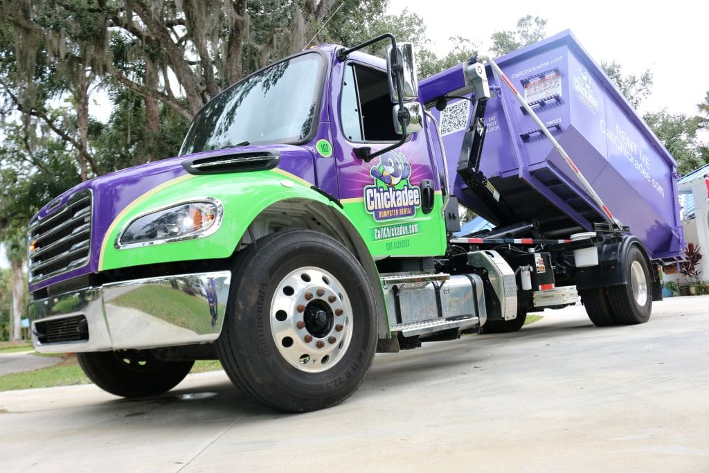 15-yard dumpster rental port st Lucie by Chickadee dumpster rental