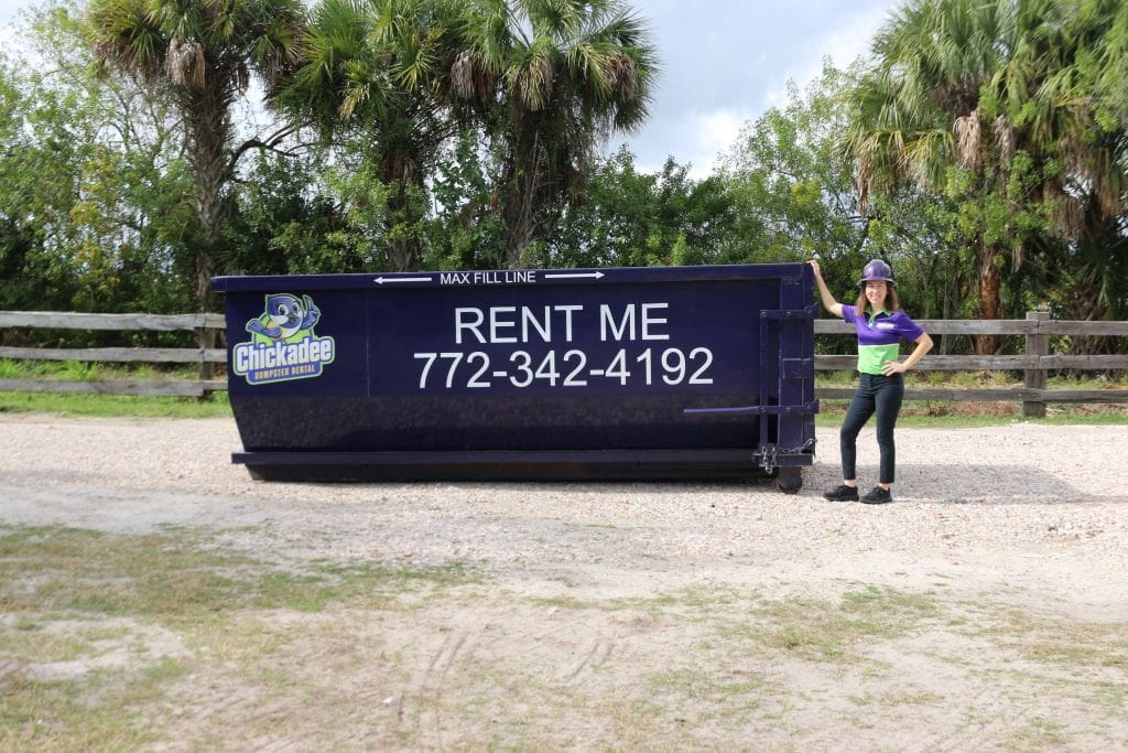 15-Yard dumpster rental Treasure coast
