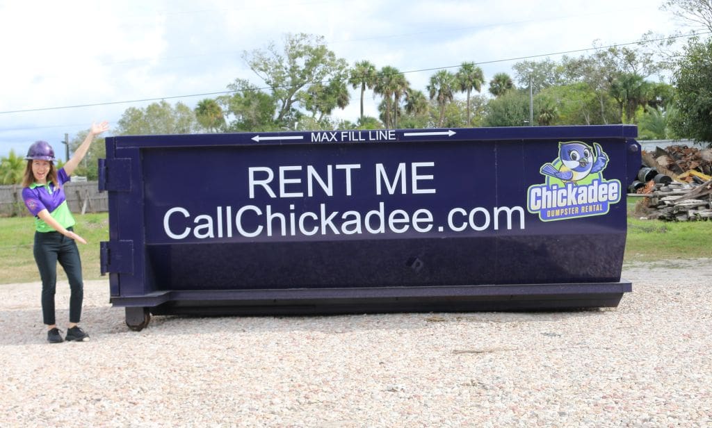 Martin county loaded dumpster