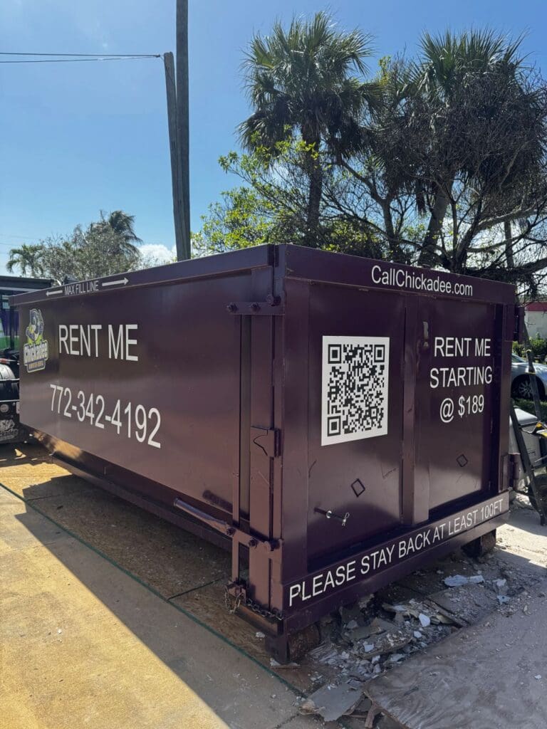 construction dumpster rental same day port st lucie job site