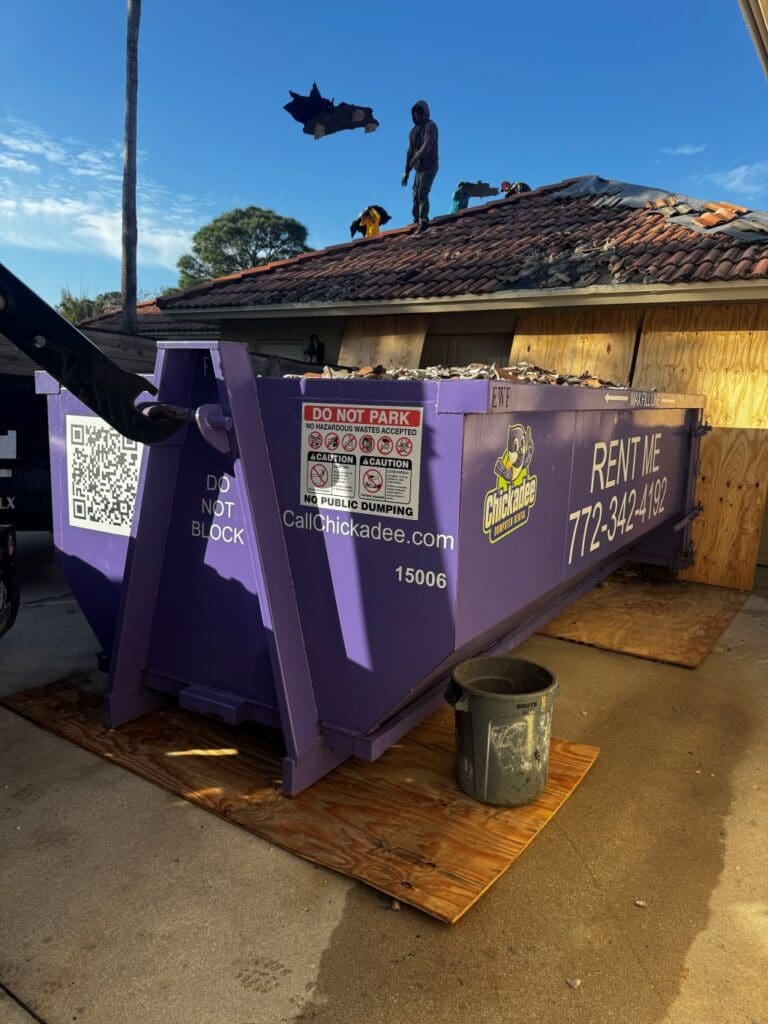 roofing dumpster rental same day port st lucie tear off