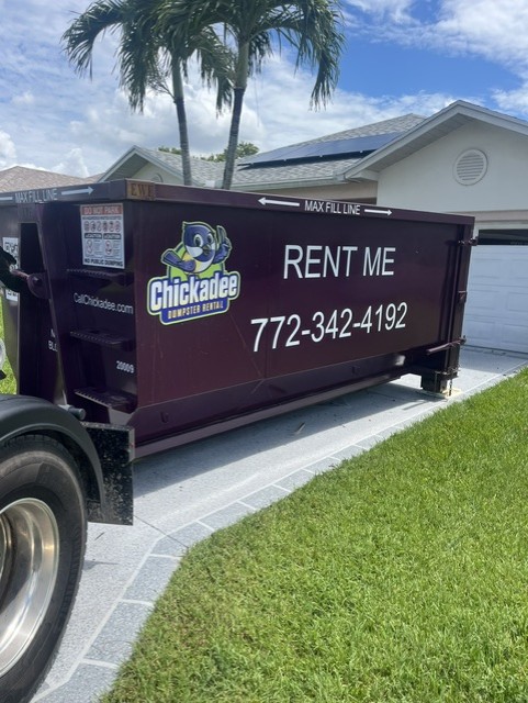 20-yard roofing dumpster rental in St. Lucie West, Port St. Lucie