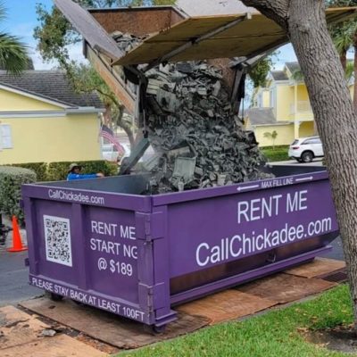 Dumpster solutions from waste management Stuart FL providers