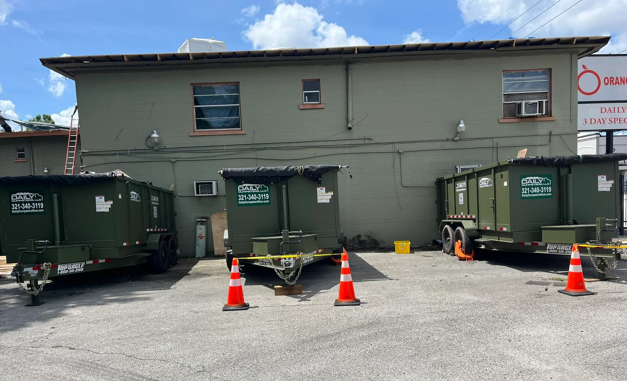 dumpster rental lake mary fl