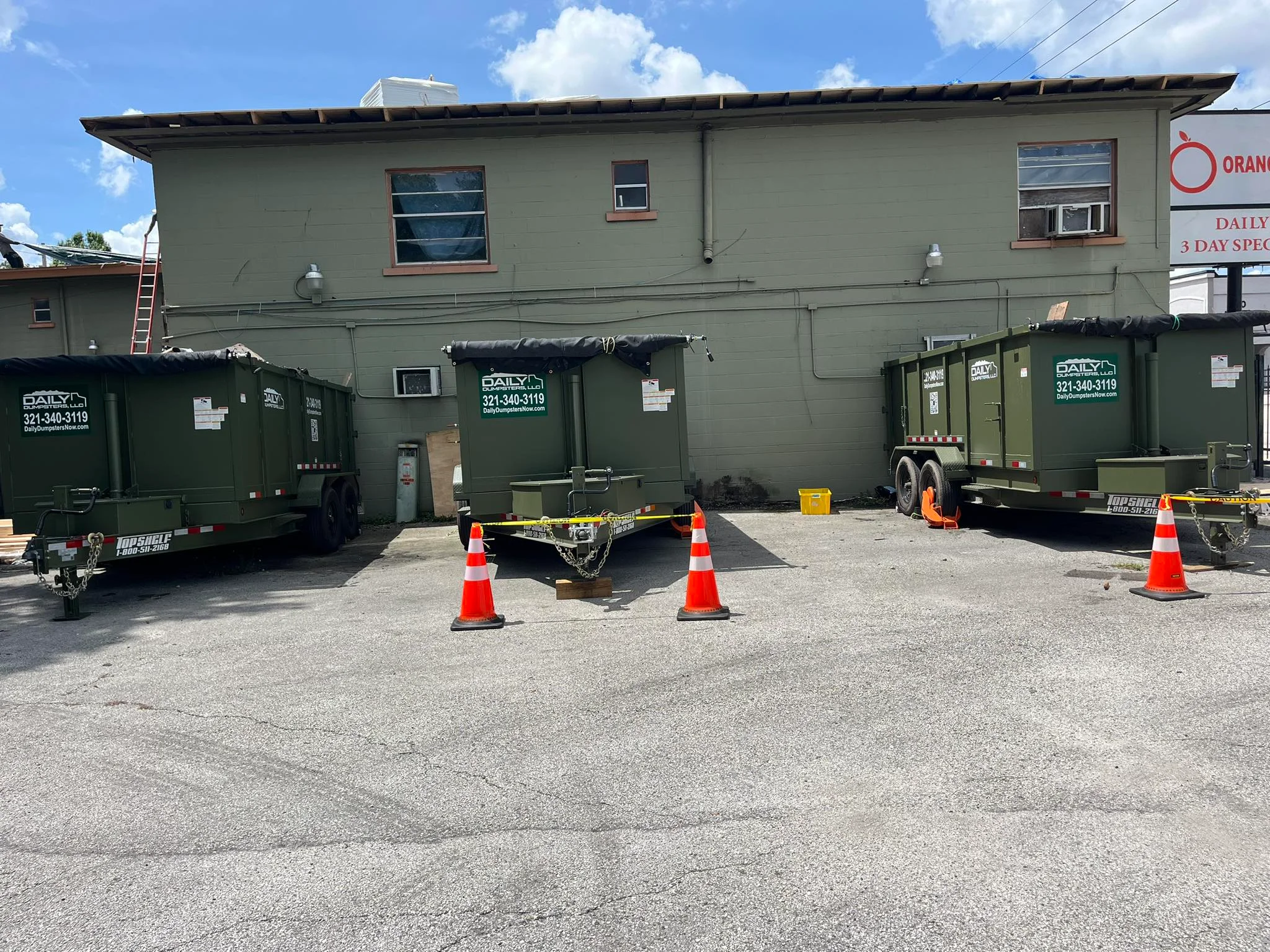 residential dumpster rental winter springs