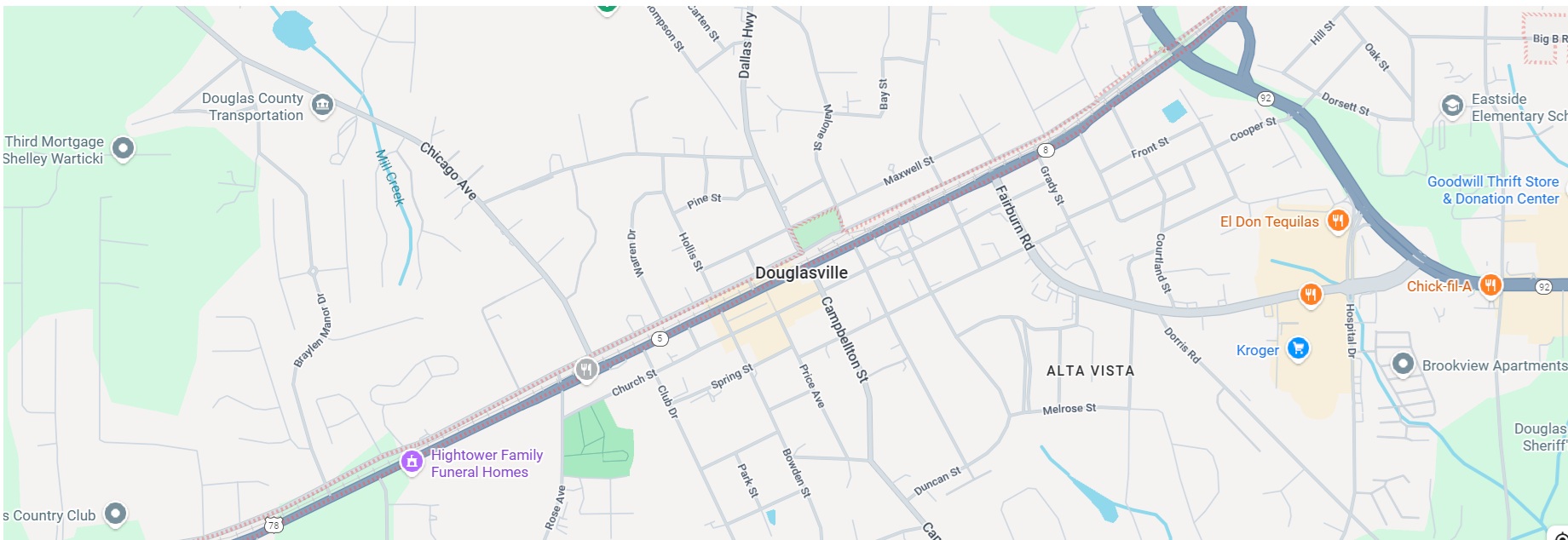 Third Day Dumpster Rentals Service Area is in Douglasville GA