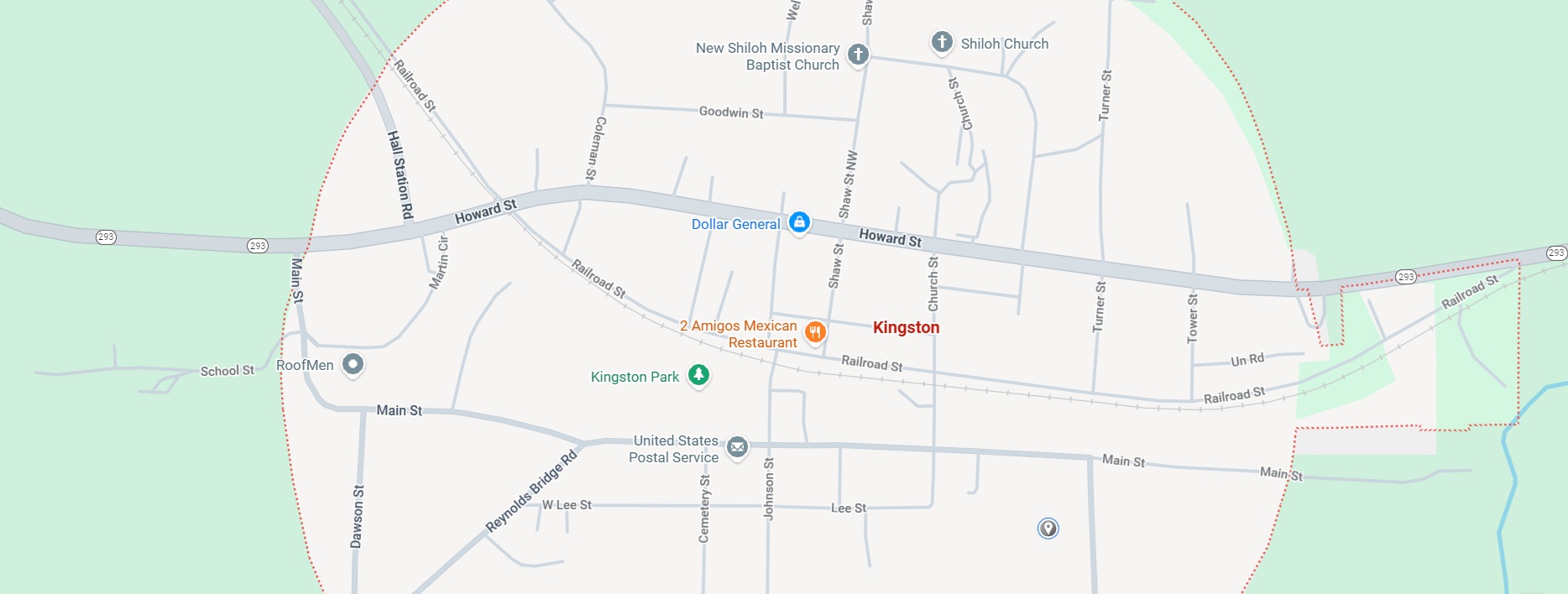 Third Day Dumpster Rentals Service Area is in Kingston GA
