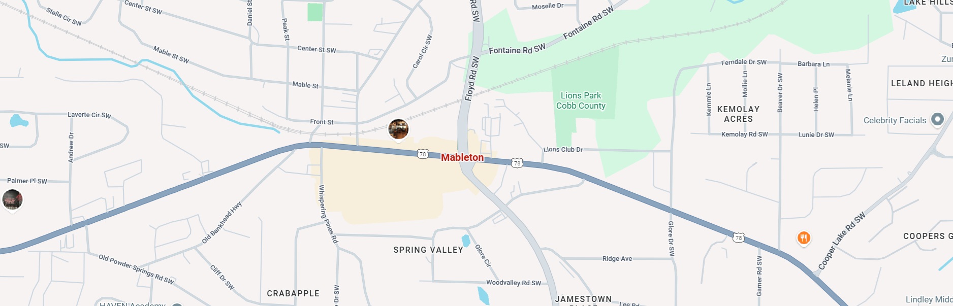 Third Day Dumpster Rentals Service Area is in Mableton GA