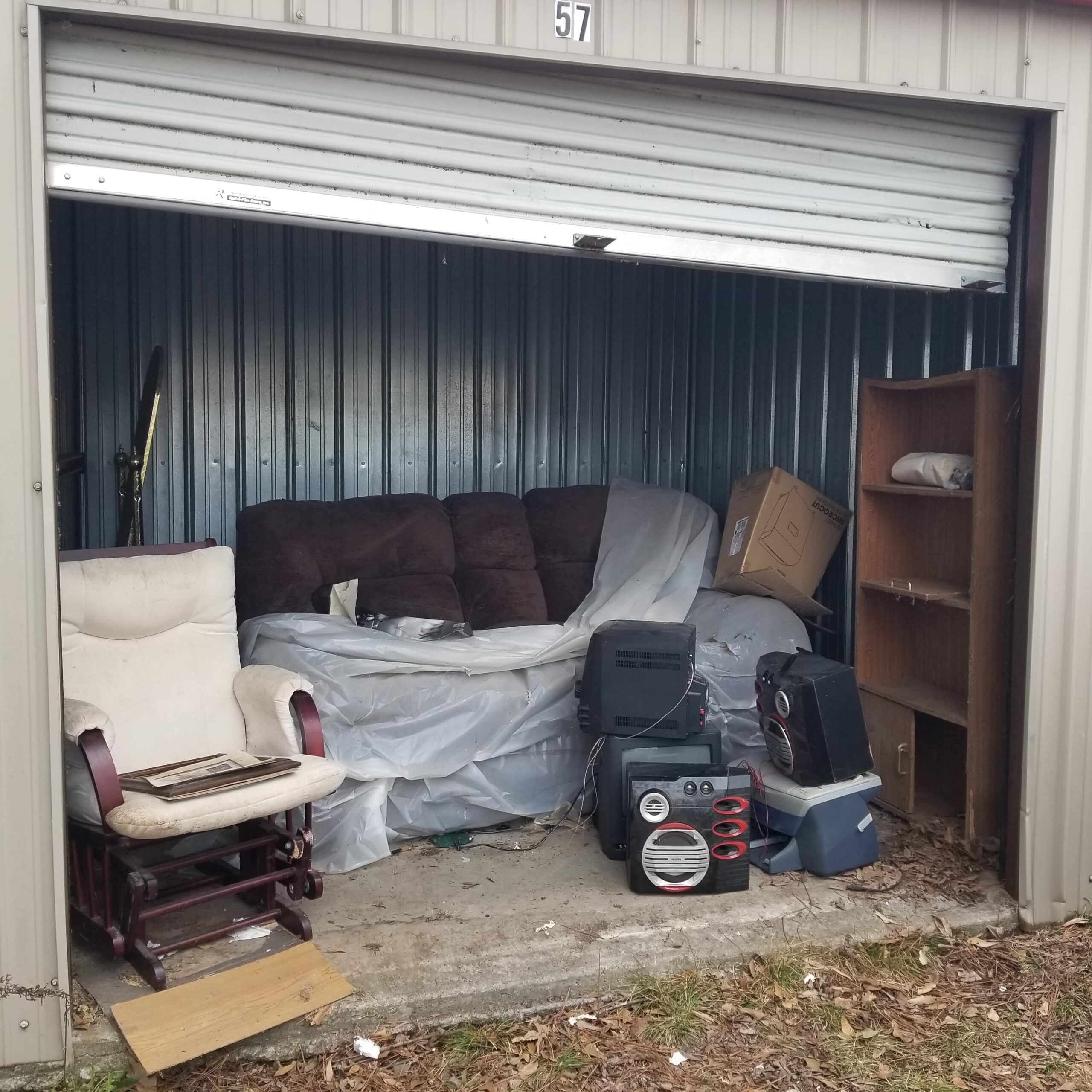 Storage Shed Before