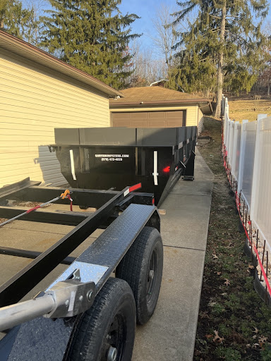 15 Yard Dumpster In Driveway in Exeter